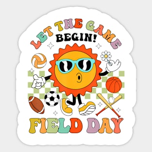 Let The Games Begin Teachers Kids Field Day 2024 Sticker